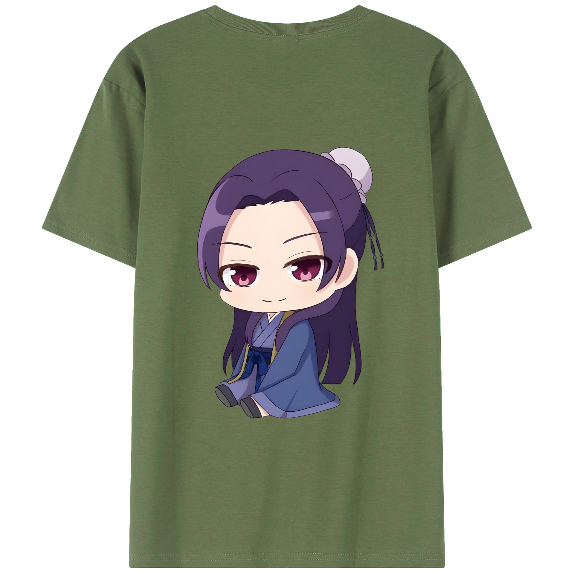 （画像用） 薬屋のひとりごと The Apothecary Diaries 綿100％ メンズ半袖Tシャツ（バックプリント） 通気性